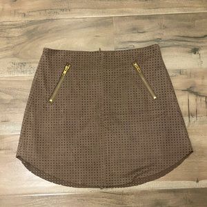 Espresso brown skirt